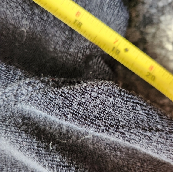 VS 2 Piece Black Terry Lounge Set L - Picture 8 of 13